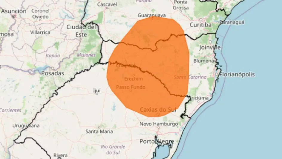 Alerta de geada coloca 150 cidades catarinenses em atenção nesta segunda-feira