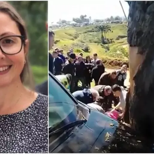Professora atingida por pneu em autódromo de SC recebe alta hospitalar
