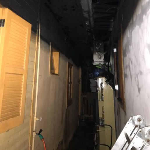 Casa é destruída por incêndio em Mondaí