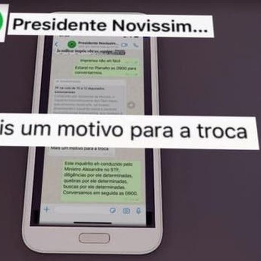 Sérgio Moro divulga mensagens para desmentir Jair Bolsonaro