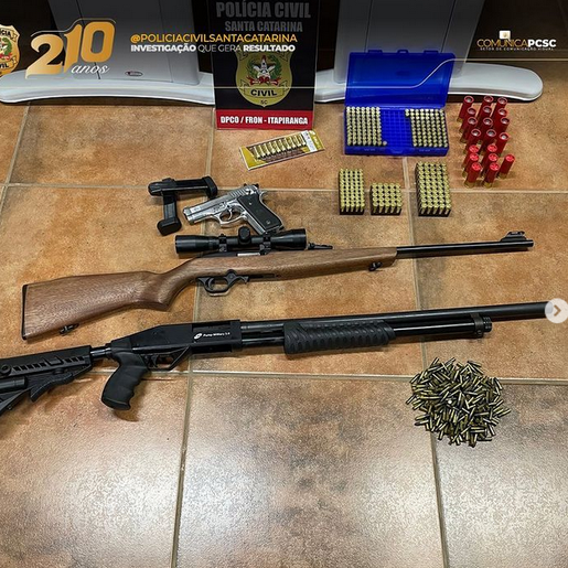 Homem que efetuou disparos de arma em Itapiranga é preso