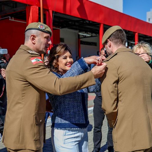 SC promove 496 militares e investe R$ 15,5 milhões em viaturas e equipamentos
