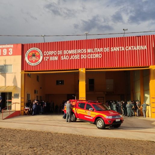 Bombeiros de São José do Cedro atenderam mais de mil ocorrências em 2021