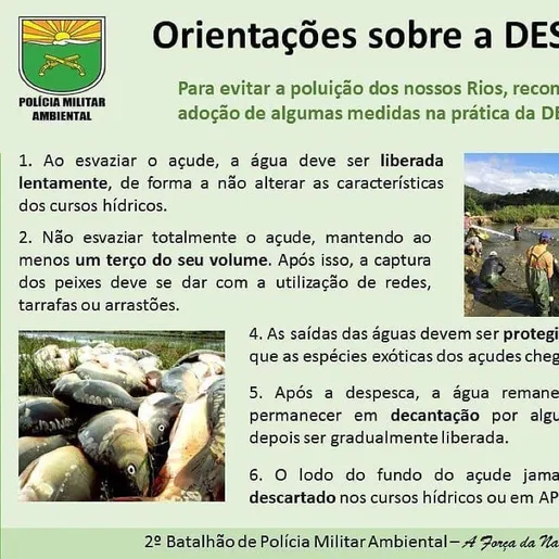 Polícia Militar Ambiental orienta sobre despesca e comercialização de peixes na Semana Santa
