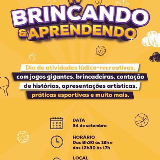 Curso de Educação Física promove o 4º Brincando e Aprendendo