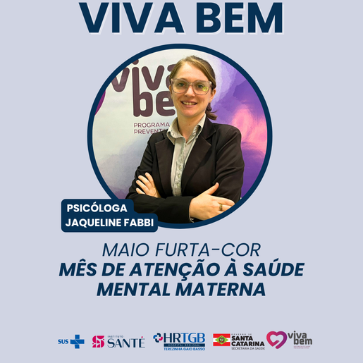 Maio Furta-cor: mês de atenção à saúde mental materna