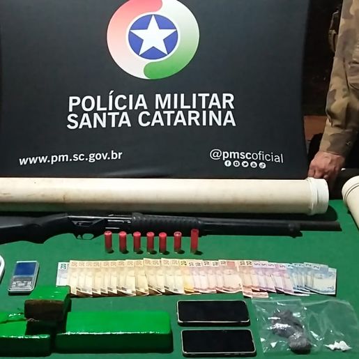 PM prende dois homens por tráfico de drogas em Romelândia