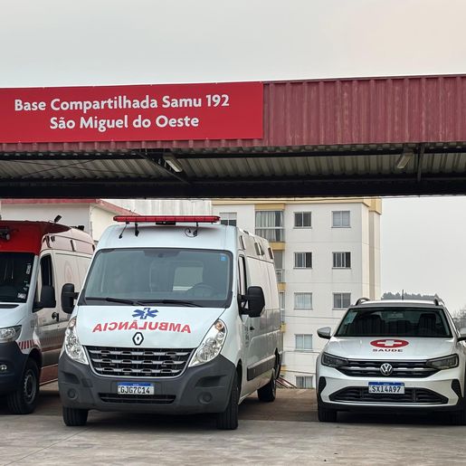 Unidade de Suporte Básico do SAMU começa a operar em São Miguel do Oeste