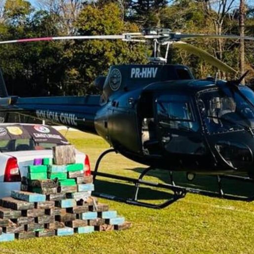 Com fronteiras e divisas fechadas em SC, polícia apreende 300 quilos de maconha