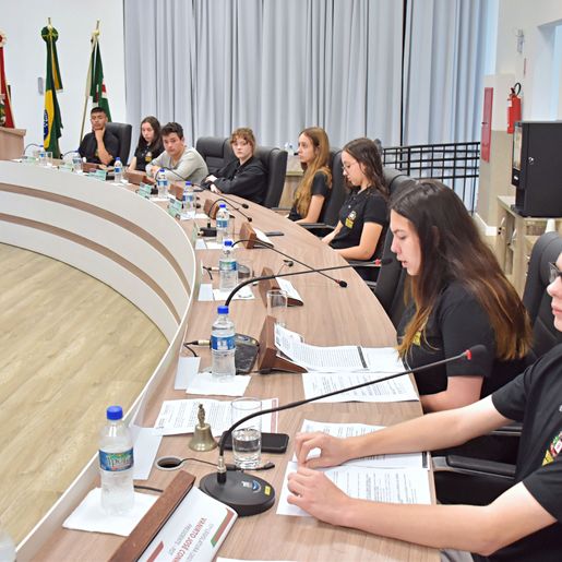 Vereadores mirins apresentam pedidos e conscientização sobre assédio