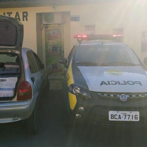 Vinho contrabandeado é apreendido pela PM