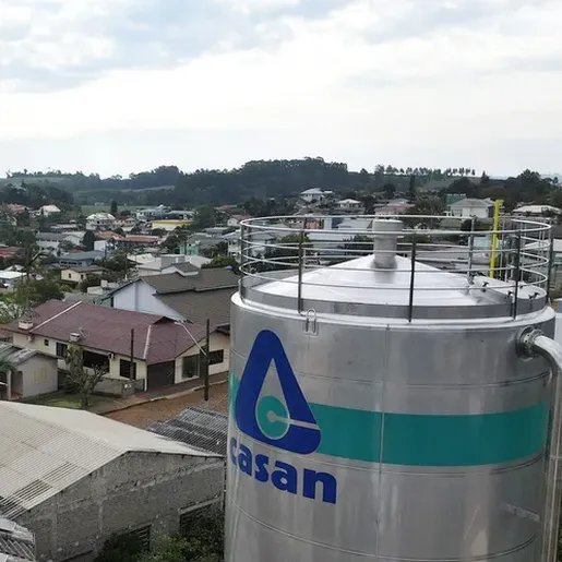 Escassez de chuva preocupa o escritório local da Casan em Iporã do Oeste