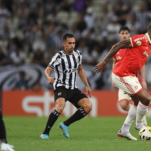 Internacional e Ceará empatam em jogo movimentado na Arena Castelão