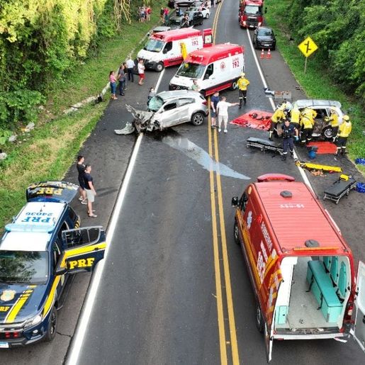 Ultrapassagens proibidas mataram 11 pessoas em rodovias federais de SC durante o Natal