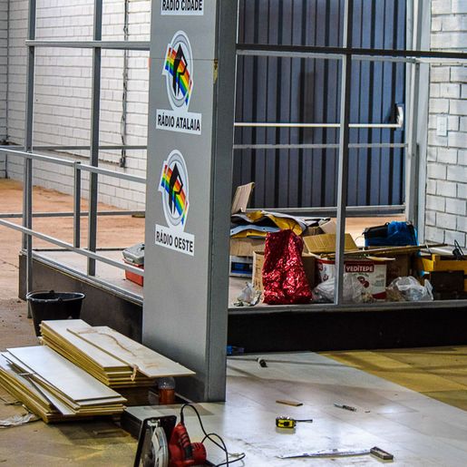 Estande da Rede Peperi começa a ser montado para Faismo 2022