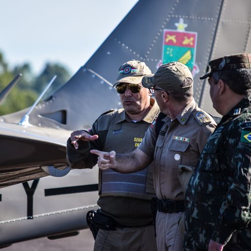 VÍDEO: Comandante Geral da PMSC acompanha lançamento da Operação Hórus