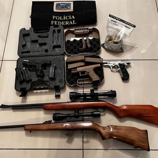 Polícia Federal combate o comércio ilegal de armas de fogo