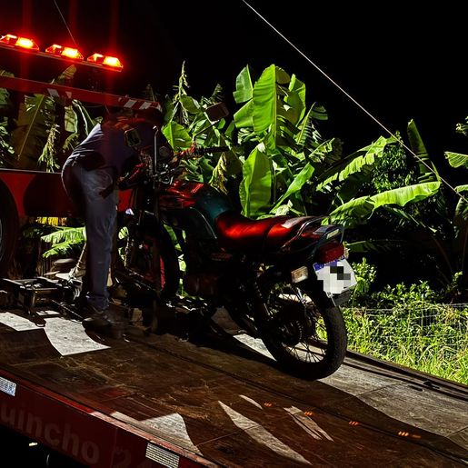 Perseguição termina com prisão e apreensão de moto em São Miguel do Oeste