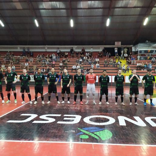 Futsal São Miguel supera Palmitos e vence a primeira no returno da Série Ouro