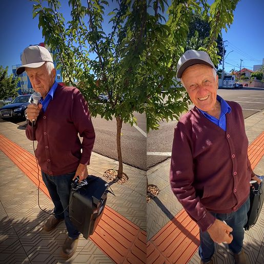 Utilizando caixa de som e microfone, ex-vereador vende terrenos em SMO