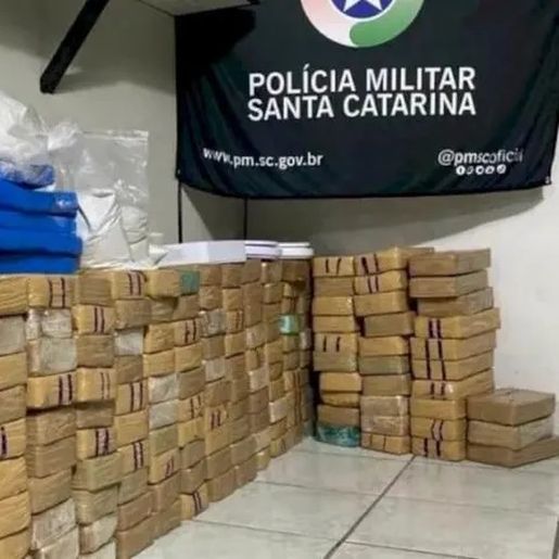 PM localiza mais de 190 Kg de crack e faz uma das maiores apreensões da droga em SC