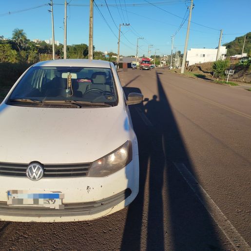 Idoso de 70 anos é atropelado no centro de Maravilha e fica ferido