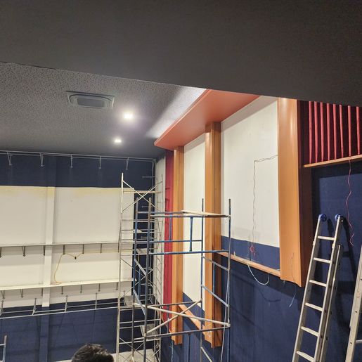 Diretor da Rede Peperi acompanha fase final das obras do Cine Itapiranga
