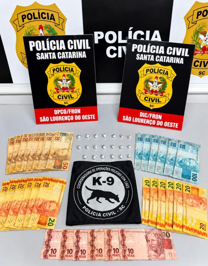Dupla é presa por tráfico e ponto de venda de crack é identificado em São Lourenço