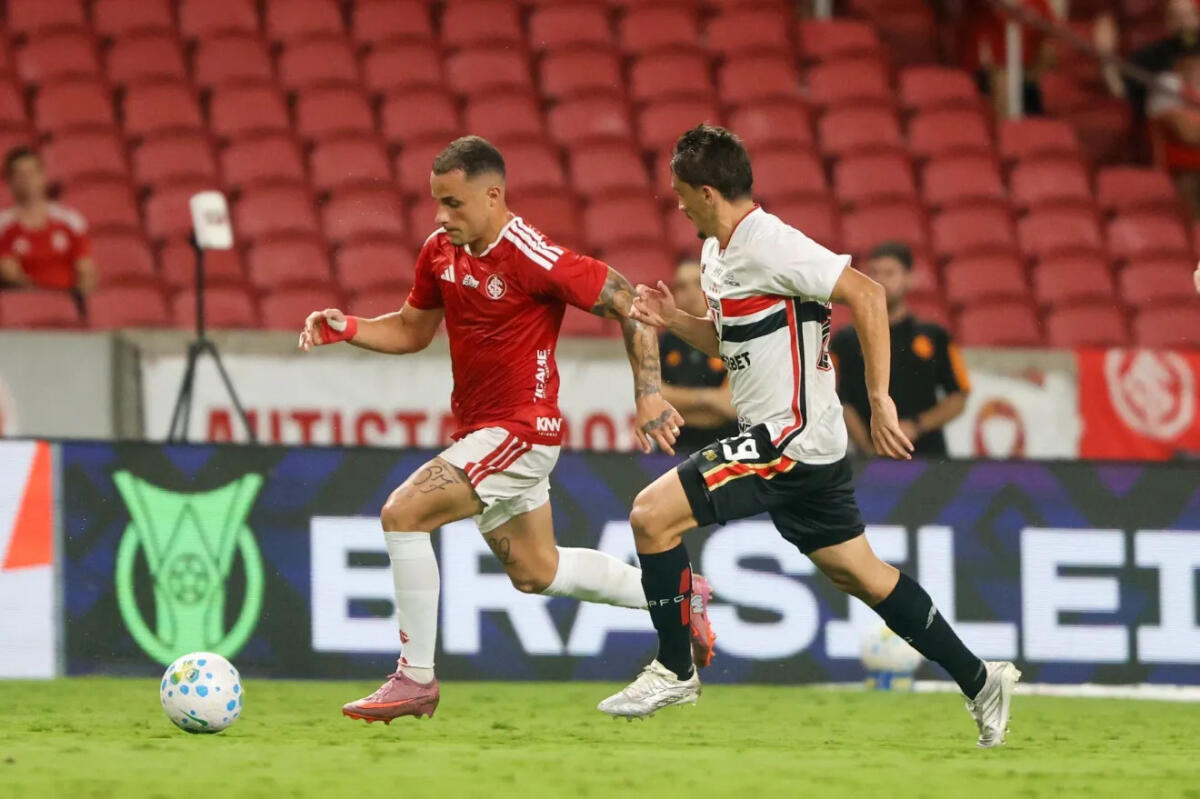 Internacional e São Paulo empatam no Beira-Rio pelo Brasileirão