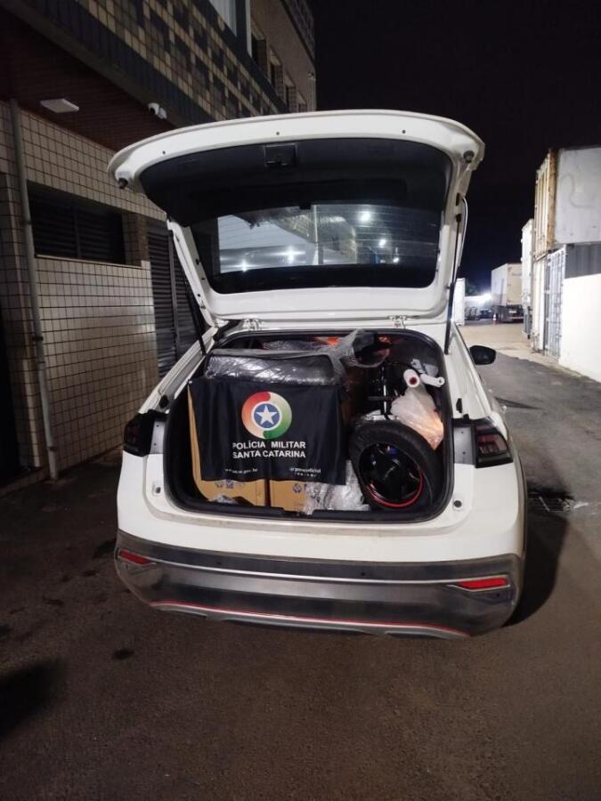 Motos elétricas são apreendidas durante fiscalização na BR-163