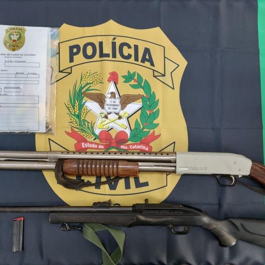 Polícia prende homem de 41 anos com armas irregulares em Saltinho