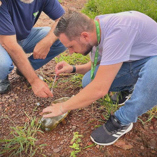 Setor de Endemias e Exército realizam ação de combate a dengue na comunidade da Pedreira, em SMO