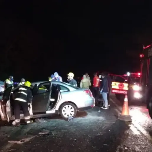 Colisão mata uma criança e três adultos na BR-280