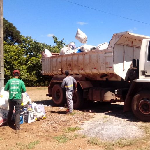 SMOeste conclui coleta de materiais recicláveis no interior