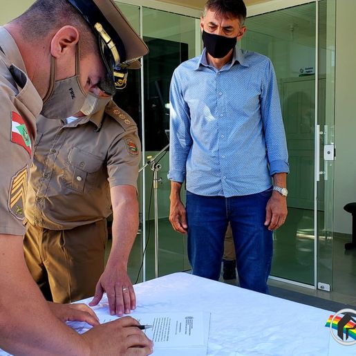 Assinada ordem de serviço para construção da nova PM de Iporã do Oeste