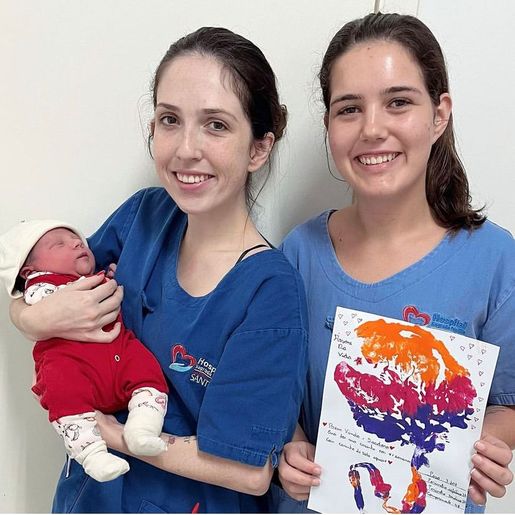 Primeiro nascimento de 2024 no Hospital de Itapiranga é de uma menina