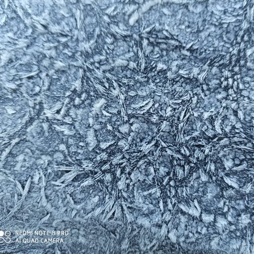 Internautas da região registram formação de geada