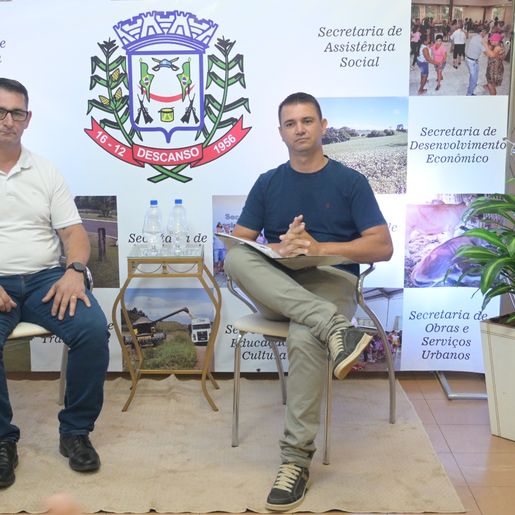 Prefeito de Descanso anuncia R$8 milhões em investimentos durante coletiva de imprensa