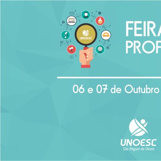 Feira das Profissões da Unoesc São Miguel deve reunir mais de 2,6 mil estudantes em outubro
