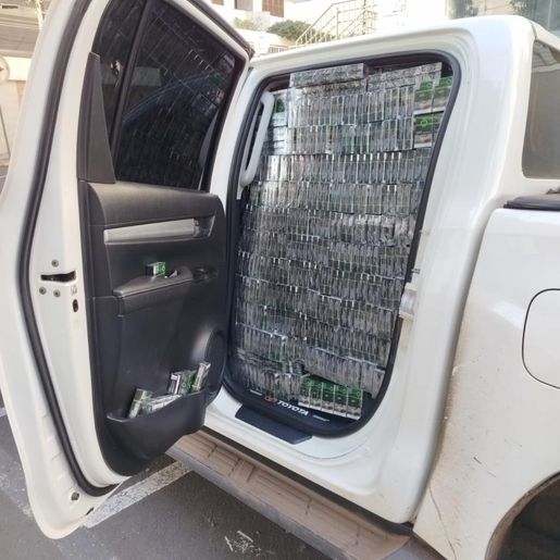 Polícia apreende 27,5 mil maços de cigarro contrabandeado em Palmitos