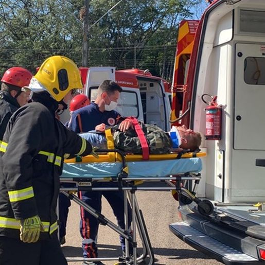 VÍDEO: Simulação de acidente de trânsito é realizado em Itapiranga