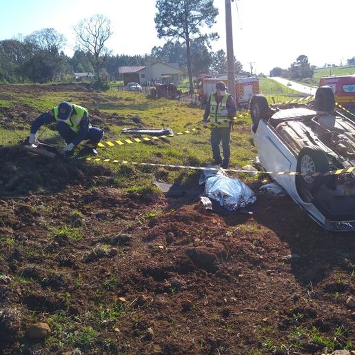 Motorista morre em saída de pista na SC-161