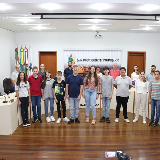 Diplomados Vereadores Mirins 2023 em Itapiranga