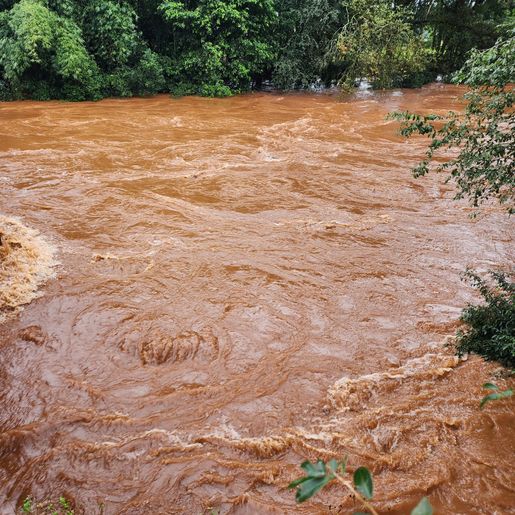 Nível do Rio Uruguai atinge 7 metros em Itapiranga