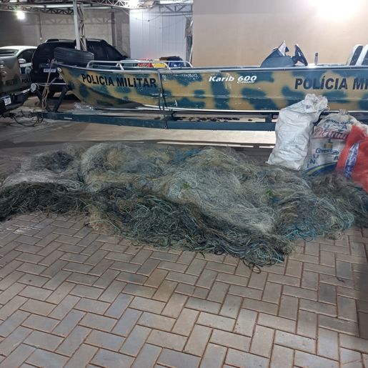 Polícia Ambiental realiza diversas apreensões no Rio Uruguai