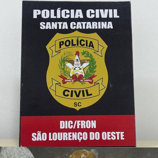 Casal é preso em ação conjunta por tráfico de droga em São Lourenço do Oeste