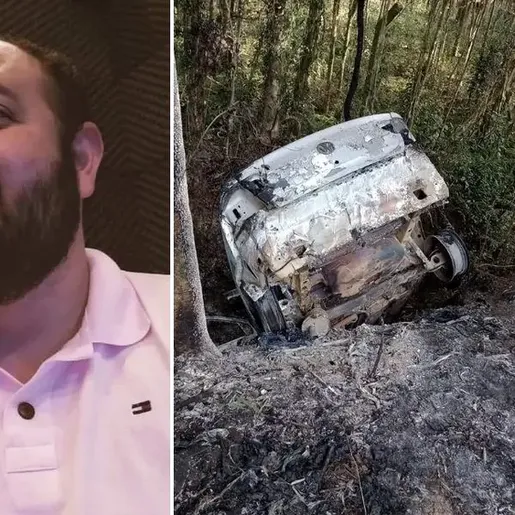 Radialista de SC é achado morto perto de carro incendiado