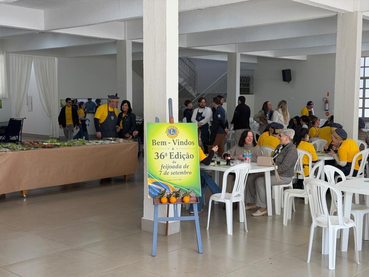 Lions Clube realiza 36ª Feijoada de 7 de Setembro em São Miguel do Oeste
