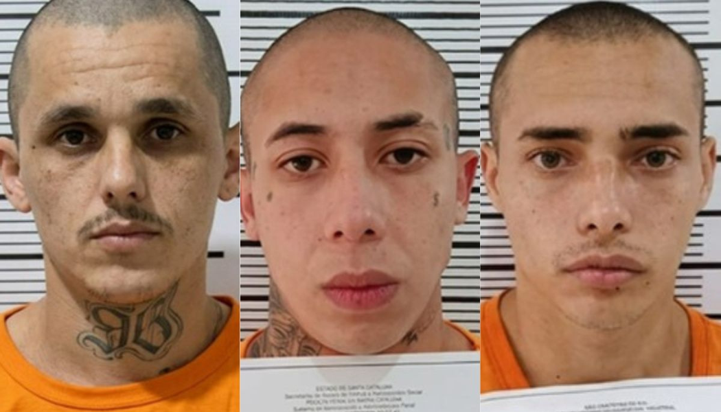 Três detentos são procurados após fugirem de penitenciária em SC