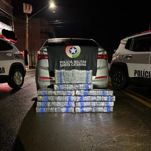 Polícia Militar apreende quase 95 kg de maconha em Maravilha